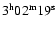 $\rm 3^{h}02^{m}19^{s}$