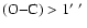 $(\rm O{-}C) > 1\hbox {$^\prime $ }\hbox {$^\prime $ }$