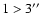 $1 >3\hbox{$^{\prime\prime}$ }$