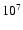 $10^{{\rm 7}}$
