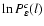 $\ln P^c_{\varepsilon}(l)$