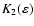 $K_2(\varepsilon)$
