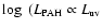 $\log~(L_{{\rm PAH}} \propto L_{{\rm uv}}$