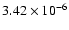 $3.42\times 10^{-6}$