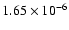 $1.65\times 10^{-6}$