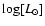 $\log [L_{\odot}]$