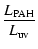 $\displaystyle \frac{L_{{\rm PAH}}}{L_{{\rm uv}}}$