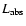 $L_{{\rm abs}}$