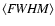 $\langle {\it FWHM} \rangle$