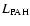 $L_{{\rm PAH}}$