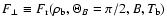 $F_\perp \equiv F_{\rm r}(\rho_{\rm b},\Theta_B=\pi/2,B,T_{\rm b})$