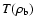 $T(\rho_{\rm b})$