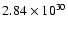$2.84\times 10^{30}$