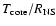 $T_{\rm core}/R_{\rm NS}$