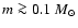 $m\ga
0.1~M_{\odot}$
