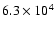 $6.3\times10^4$