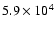 $5.9\times10^4$