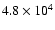 $4.8\times10^4$