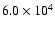 $6.0\times10^4$