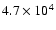 $4.7\times10^4$