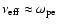 $\nu_{{\rm eff}} \approx \omega_{{\rm pe}}$