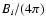 $B_i/(4\pi)$