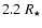 $2.2~R_\star$