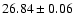 $26.84\pm0.06$