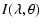 $\displaystyle I(\lambda,\theta)$