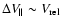 $\Delta V_{\vert\vert} \sim V_{\rm rel}$