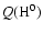 $Q({\rm H}^0)$