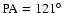 $\rm PA=121^{\circ}$