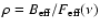 $\rho=B\rm {_{eff}}/\it {F}\rm {_{eff}}(\nu)$