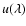 $u(\lambda)$