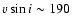 $v \sin i \sim 190$
