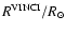 $R^{\rm VINCI}/R_{\odot}$