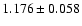 $1.176 \pm 0.058$