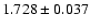 $1.728 \pm 0.037$