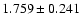 $1.759 \pm 0.241$