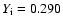 $Y_{\rm i} = 0.290$