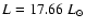 $L = 17.66~L_{\odot}$
