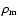 $\rho_{\rm m}$