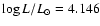 $\log L/L_{\odot}=4.146$