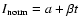 $I_{{\rm norm}}=a+\beta t$