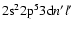 ${\rm 2s}^2{\rm 2p}^5{\rm 3d}n^\prime l^\prime $