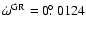 $\dot\omega^{\rm GR} =
0 \hbox{$.\!\!^\circ$ }0124$