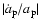$\vert\dot
a_{\rm p}/{a_{\rm p}}\vert$