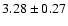 $3.28\pm 0.27$