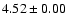$4.52\pm0.00$