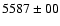 $5587\pm00$